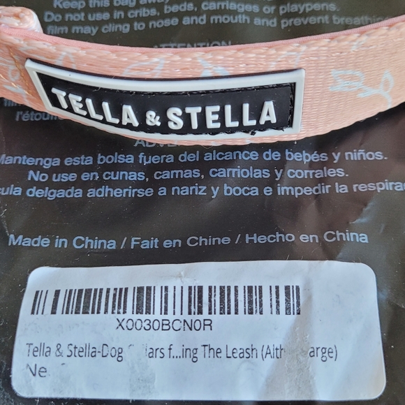 2 /$15 New Tella & Stella Designer Dog Collar Althea Size Large - Picture 8 of 8
